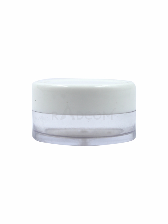8GM San Cream Jar - With White Cap 